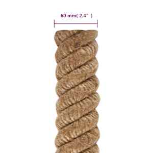 Jutové lano 5 m dlouhé 60 mm silné - obrázek 6
