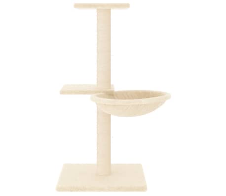 vidaXL Cat Tree with Sisal Scratching Posts Cream 72 cm