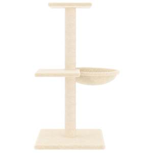 Škrabadlo pro kočky se sisalovými sloupky krémové 72 cm - obrázek 4