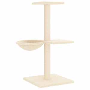 Škrabadlo pro kočky se sisalovými sloupky krémové 72 cm - obrázek 5