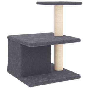 Škrabadlo pro kočky se sisalovými sloupky tmavě šedé 48 cm - obrázek 5