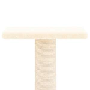 Škrabadlo pro kočky se sisalovými sloupky krémové 73 cm - obrázek 4