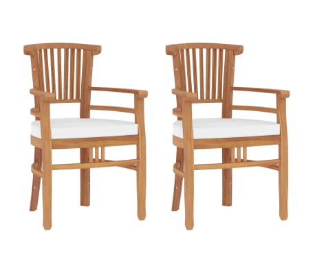 vidaXL 3 Piece Garden Dining Set Solid Wood Teak