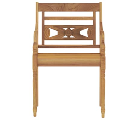 vidaXL Set da Pranzo per Giardino 9 pz in Legno Massello di Teak