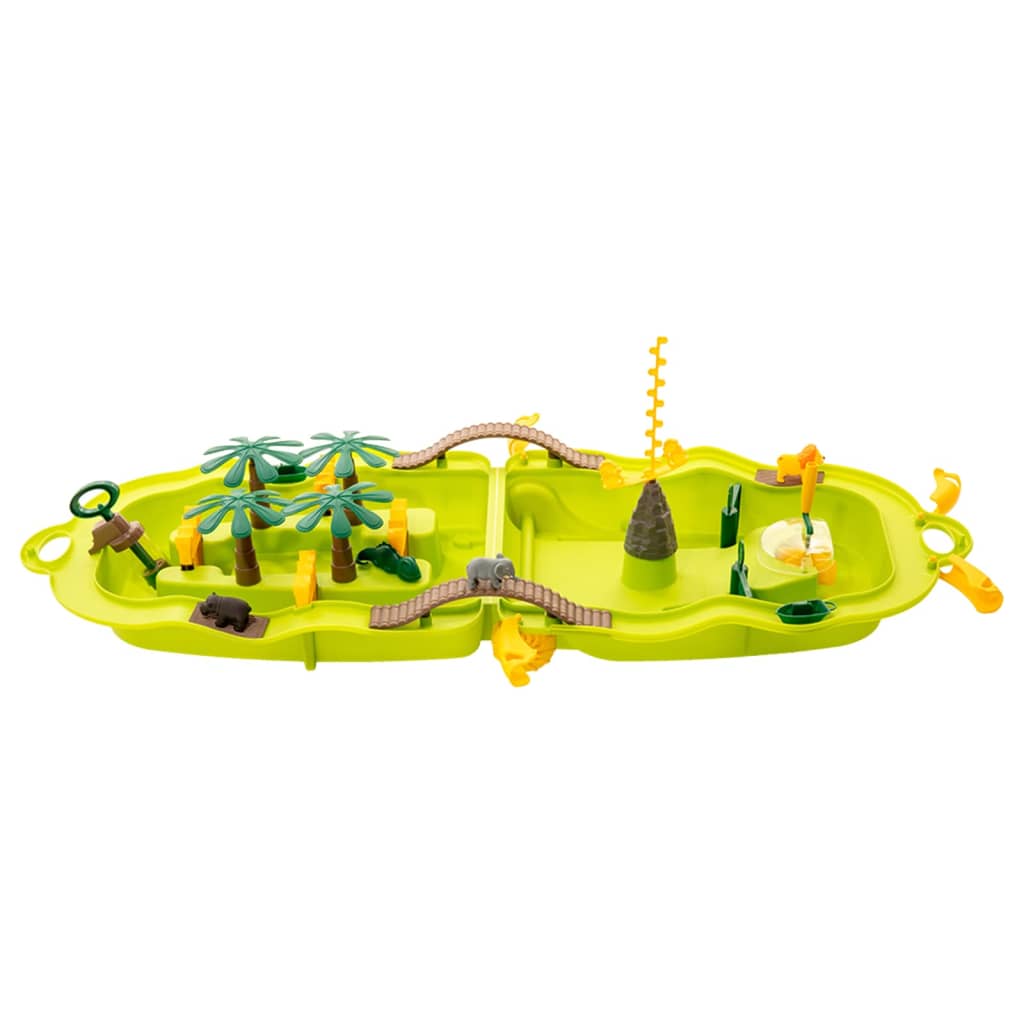 vidaXL Cărucior de jucărie cu apă Jungle 51×21,5×66,5 cm polipropilenă