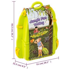 Vozík pro vodní radovánky Jungle 51x21,5x66,5 cm polypropylen - obrázek 10