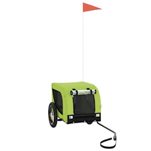 vidaXL lemmiklooma ratta j&auml;relk&auml;ru, roheline, must, oxford kangas/raud