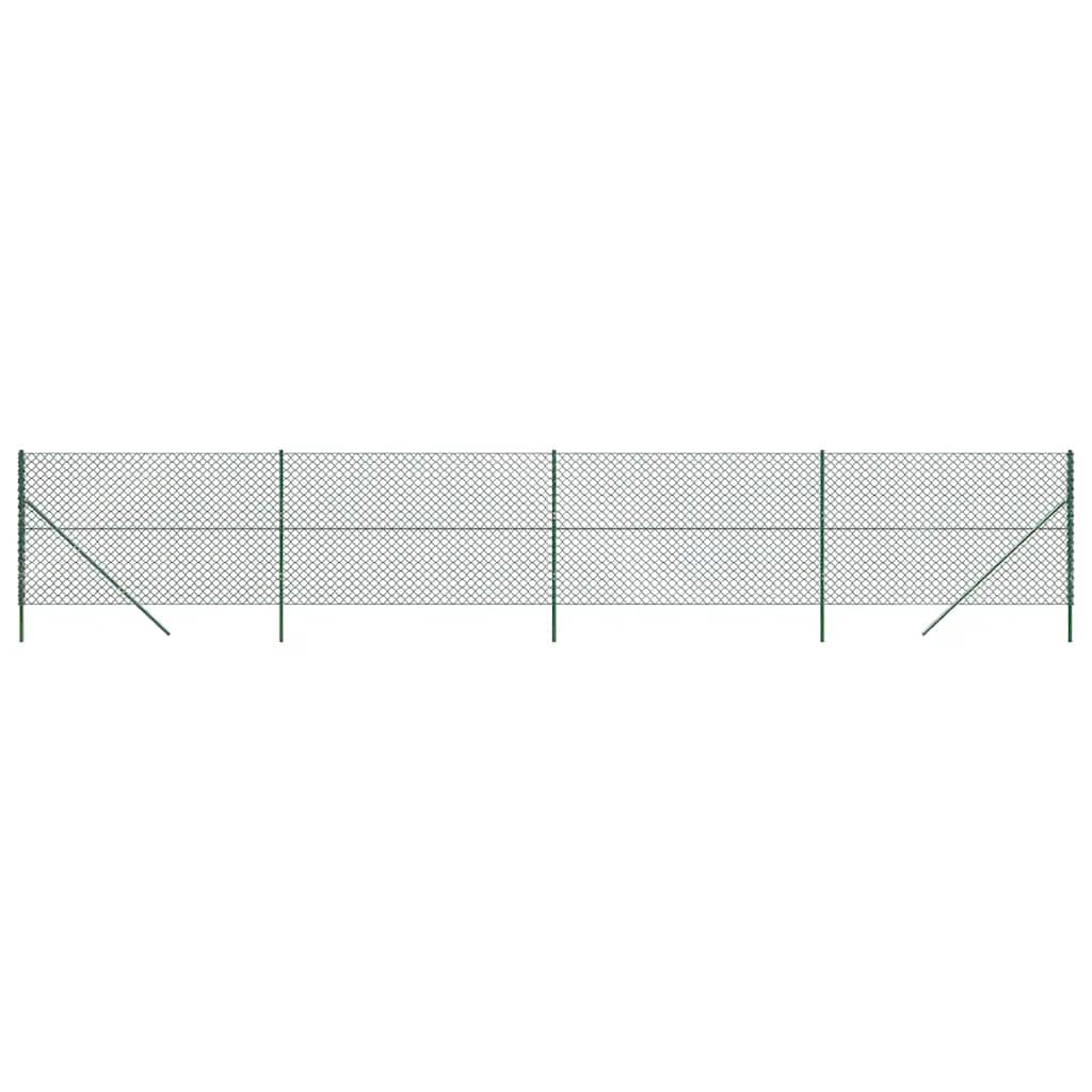 vidaXL Drátěné pletivo zelené 1,4 x 10 m