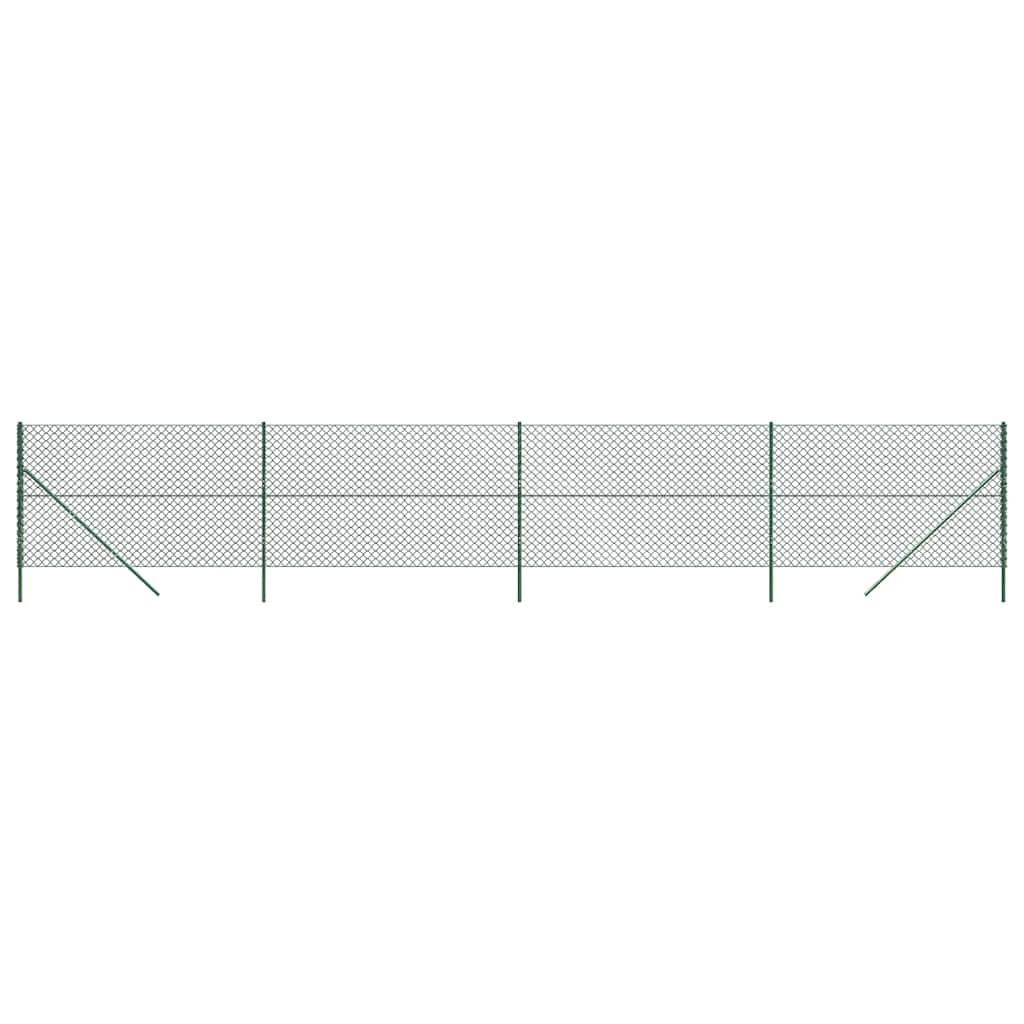 vidaXL Drátěné pletivo zelené 2 x 10 m