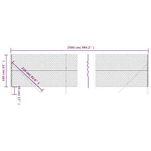 Drátěné pletivo zelené 1,6 x 25 m - obrázek 6