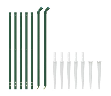 vidaXL Gunnebost&auml;ngsel med markspett antracit 1x10 m