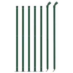 vidaXL Gaashek met flens 1,1x10 m groen