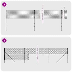 Drátěné pletivo s přírubami zelené 1,8 x 10 m - obrázek 4