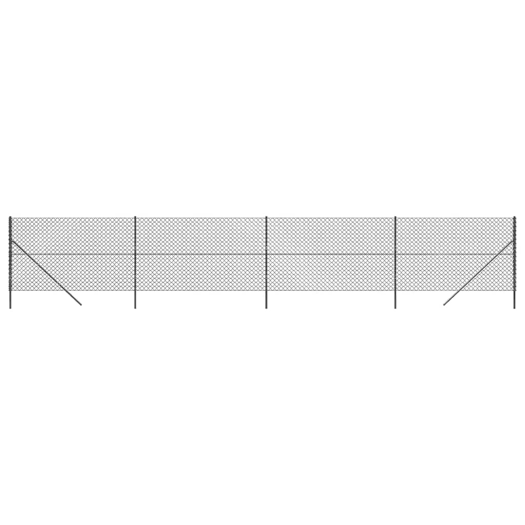 vidaXL Drátěné pletivo antracitové 1,6 x 10 m
