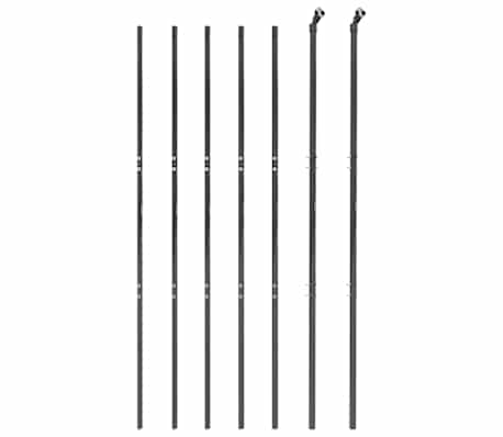 vidaXL Gard plasă de s&acirc;rmă, antracit, 2,2x10 m