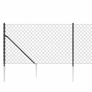 Drátěné pletivo s kotevními hroty antracitové 1 x 25 m - obrázek 4