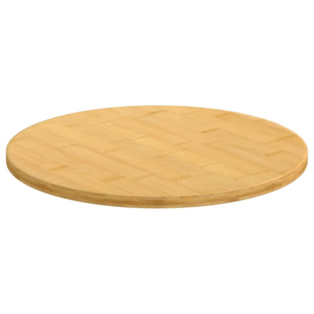 Blat de masă, Ø30×1,5 cm, bambus