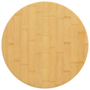 vidaXL lauaplaat &Oslash;40x1,5 cm bambusest