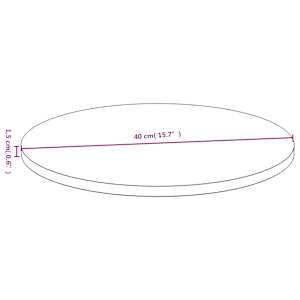 Stolní deska Ø 40 x 1,5 cm bambus - obrázek 4