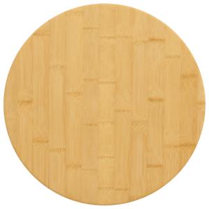 Stolní deska Ø 50 x 1,5 cm bambus - obrázek 1