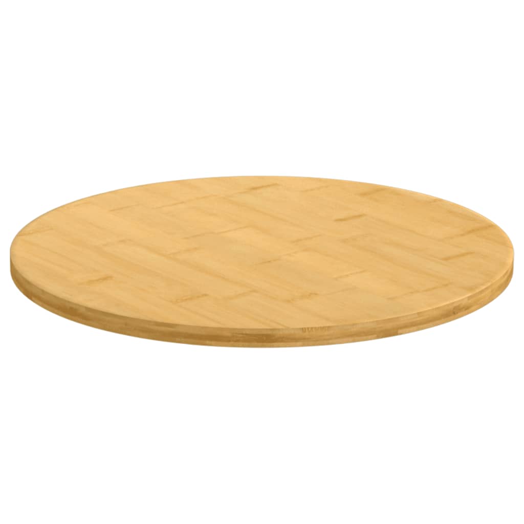 Blat de masă, Ø50×1,5 cm, bambus