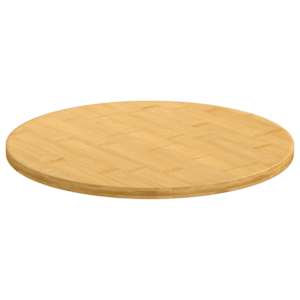 Stolní deska Ø 50 x 1,5 cm bambus - obrázek 2