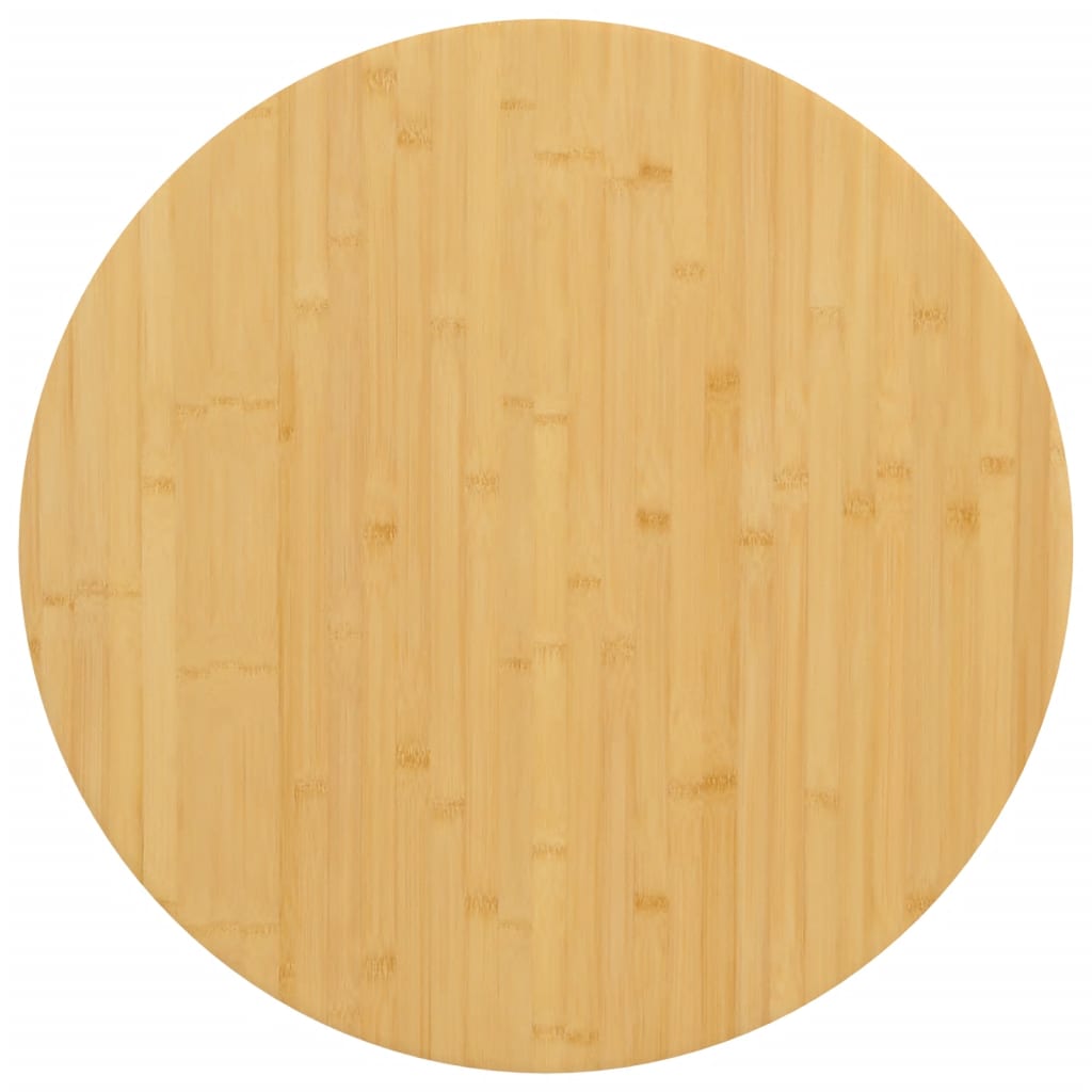 Stolní deska Ø 60 x 1,5 cm bambus