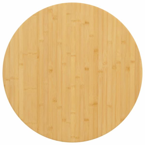 vidaXL lauaplaat &Oslash;60x1,5 cm bambusest