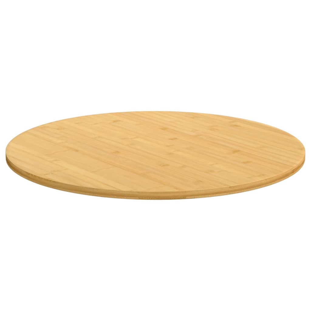 vidaXL Blat de masă, Ø60x1,5 cm, bambus