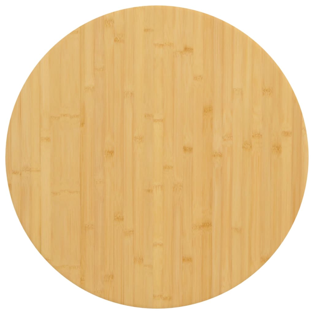 Stolní deska Ø 90 x 1,5 cm bambus