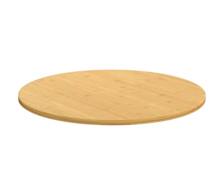 vidaXL Dessus de table &Oslash;90x1,5 cm bambou