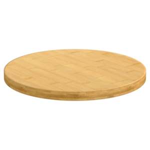 vidaXL Dessus de table &Oslash;30x2,5 cm bambou