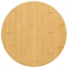 vidaXL lauaplaat &Oslash;40x2,5 cm bambusest