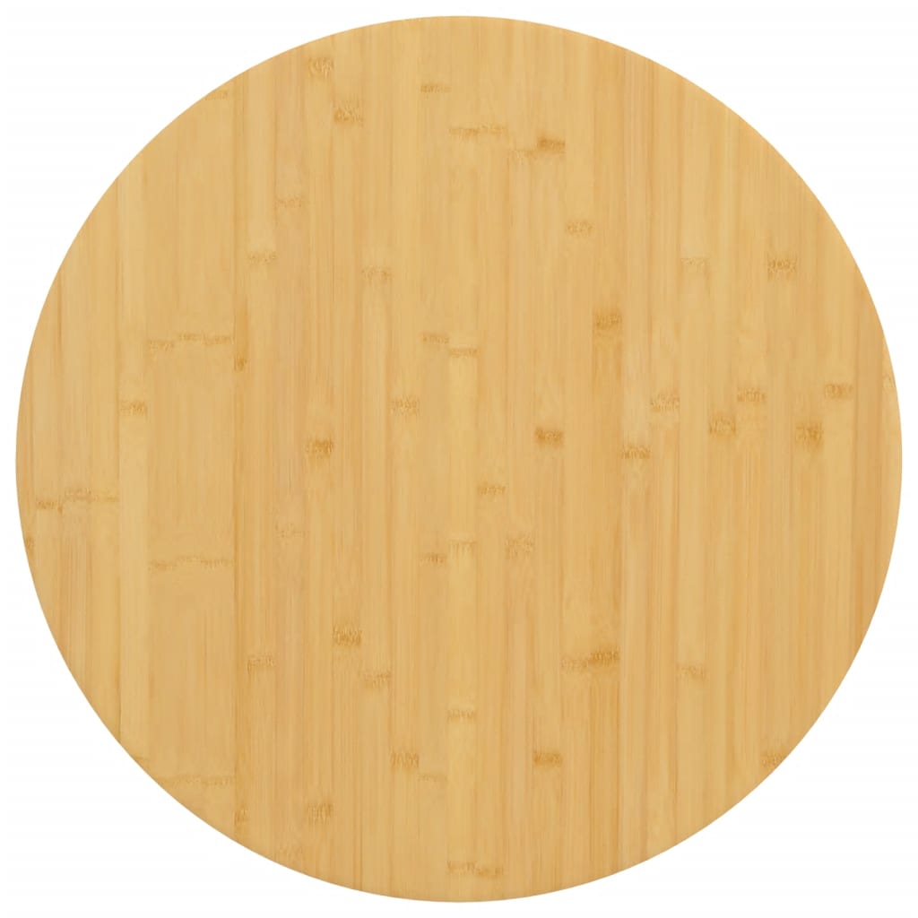 vidaXL Stolní deska Ø 60 x 2,5 cm bambus