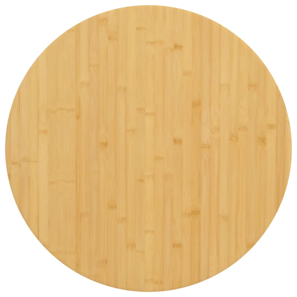 Image of vidaXL Table Top Ø70x2.5 cm Bamboo