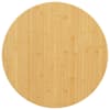 vidaXL lauaplaat &Oslash;80x2,5 cm bambusest