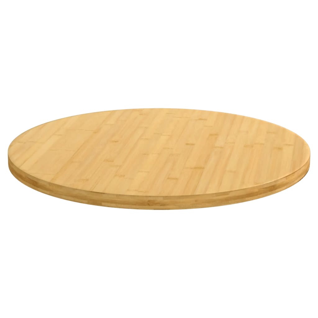 vidaXL Blat de masă, Ø90x2,5 cm, bambus