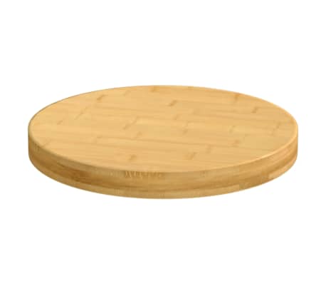 vidaXL Table Top &Oslash;30x4 cm Bamboo