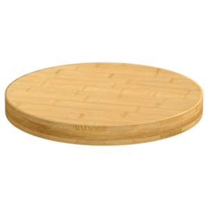 Stolní deska Ø 50 x 4 cm bambus - obrázek 2
