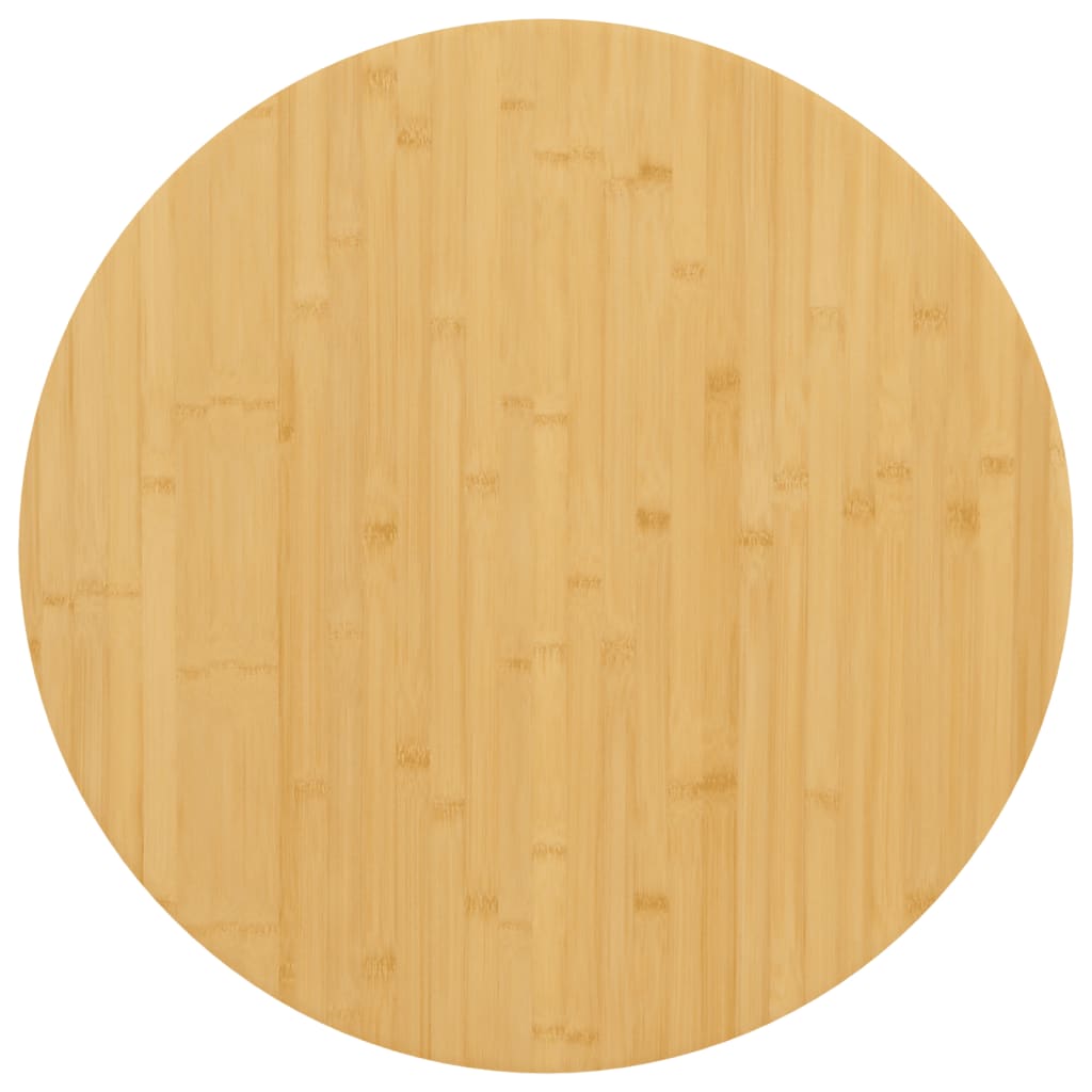 Stolní deska Ø 60 x 4 cm bambus
