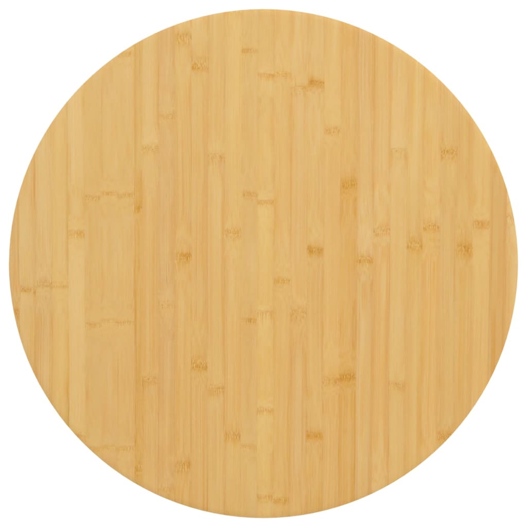 Image of vidaXL Table Top Ø70x4 cm Bamboo