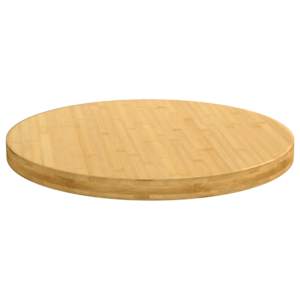 Stolní deska Ø 70 x 4 cm bambus - obrázek 2