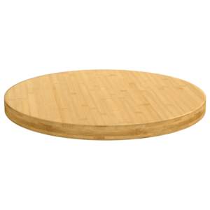 Stolní deska Ø 80 x 4 cm bambus - obrázek 2