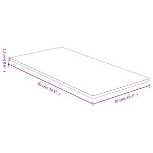 Stolní deska 40 x 80 x 1,5 cm bambus - obrázek 4