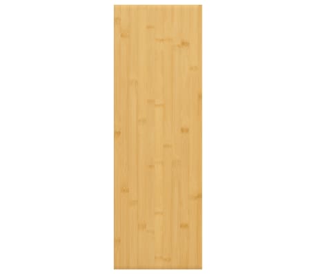 vidaXL Stenska polica 60x20x2,5 cm bambus