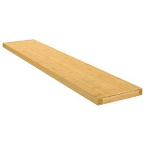 Stenska polica 100x20x2,5 cm bambus