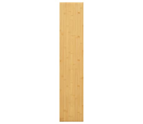 vidaXL Wall Shelf Natural Bamboo Bamboo 39.4 in x 7.9 in