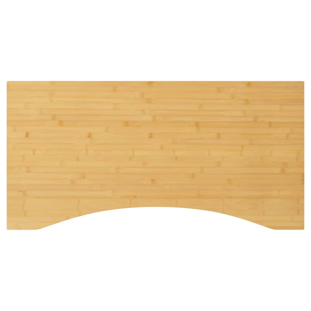 vidaXL bordplade til skrivebord 110x55x1,5 cm bambus