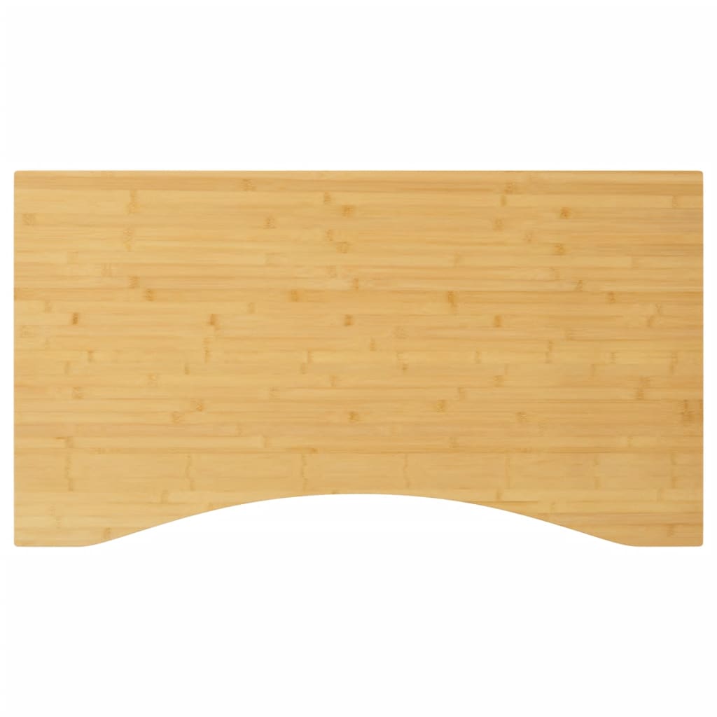 vidaXL bordplade til skrivebord 100x60x1,5 cm bambus