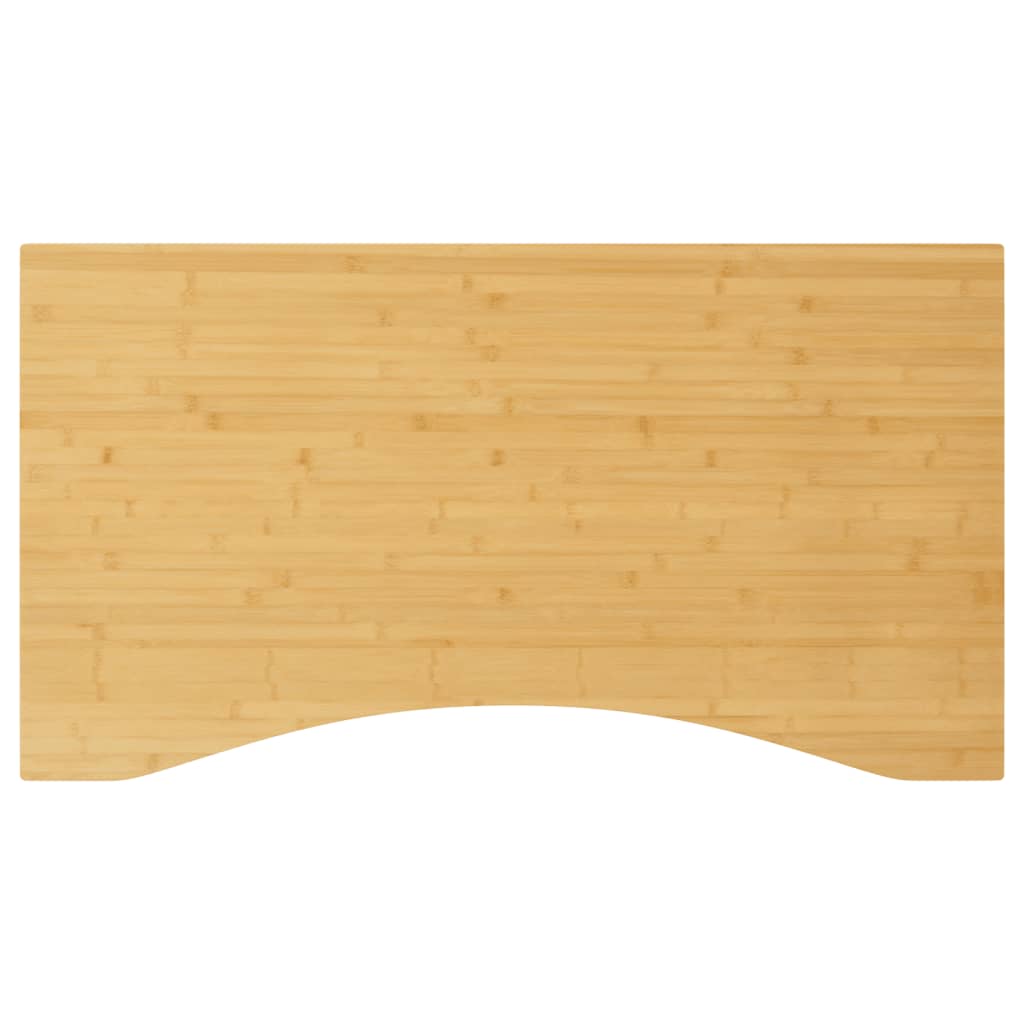 vidaXL bordplade til skrivebord 110x60x1,5 cm bambus